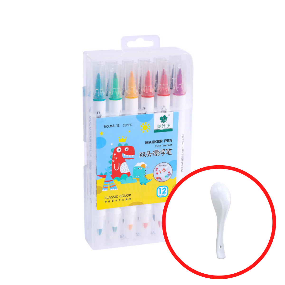 Magic Water Pen™ - Opere d'arte creative in acqua - Set di acquerelli adesivi (+ cucchiaio di ceramica OMAGGIO)