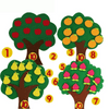 Felt Math Tree™ - Caccia ai numeri - Albero matematico in feltro