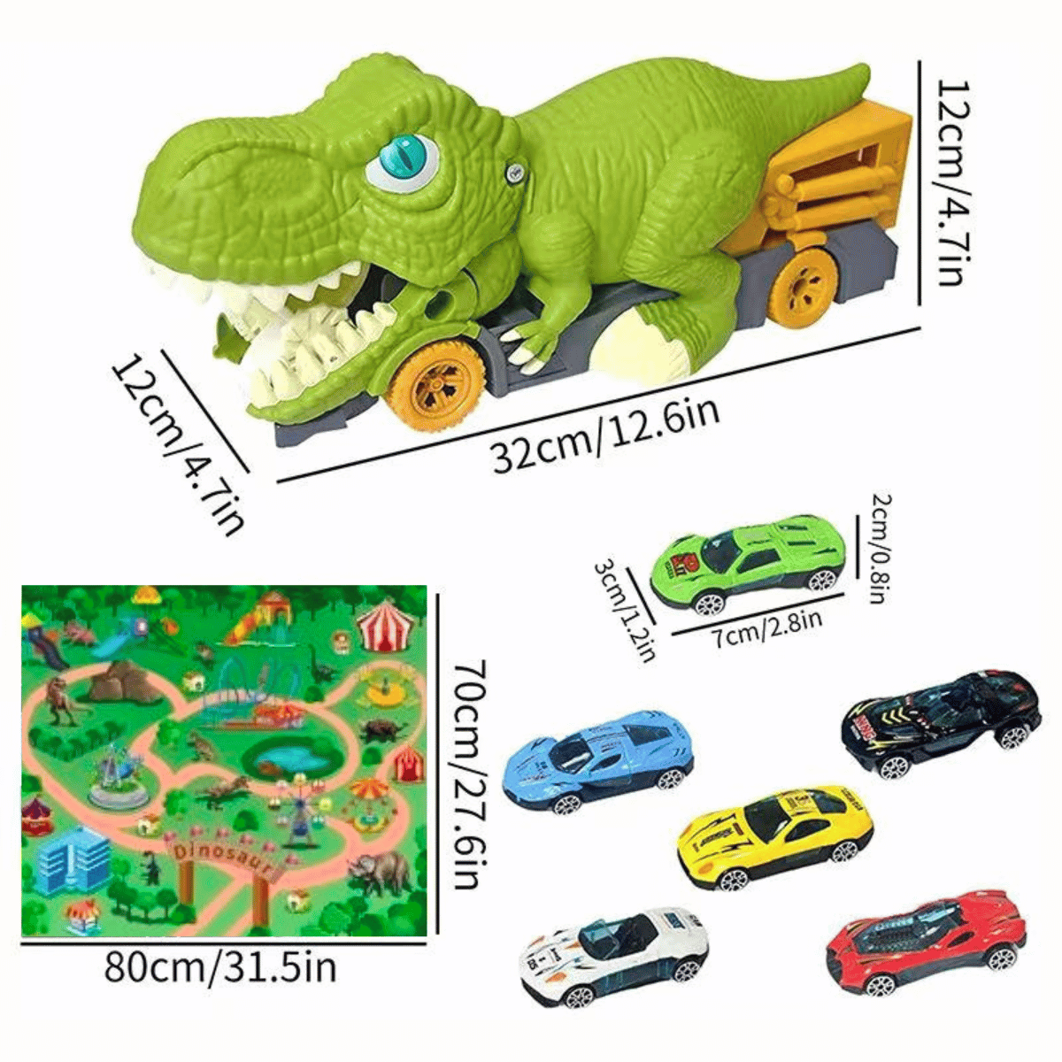 Dino Car Truck™ - Un viaggio nella preistoria - Camion giocattolo dei dinosauri