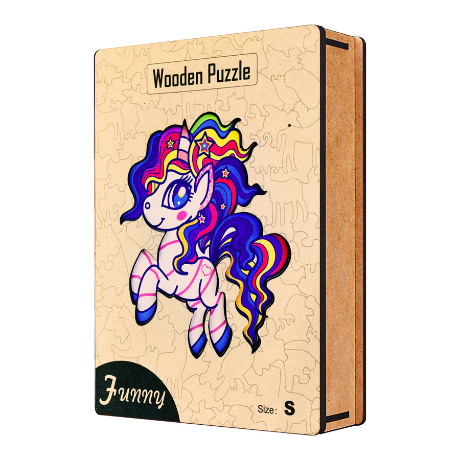 Woods™ - Usa la tua creatività! - Puzzle da tavolo unicorno