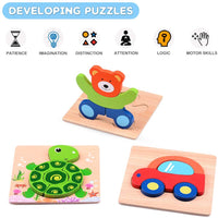 Thumbnail for Woods™ - Abilità motorie fini - Puzzle di animali Montessori