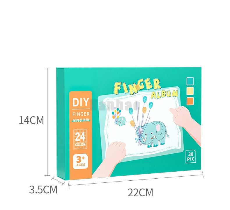 Finger Album™ - Gioco creativo senza pensieri - Colori a dita