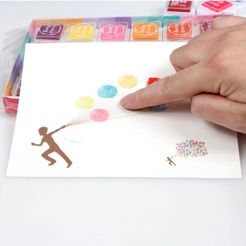 Finger Album™ - Gioco creativo senza pensieri - Colori a dita