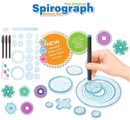 Spirograph™ - Divertimento infinito con il disegno! - Serie da disegno