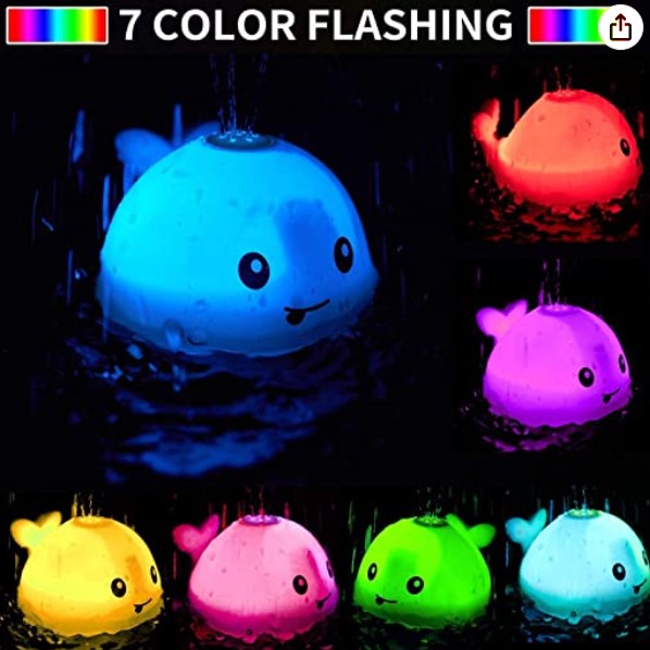 Bath Buddies™ - Gioco da bagno che cambia colore - Balena da bagno