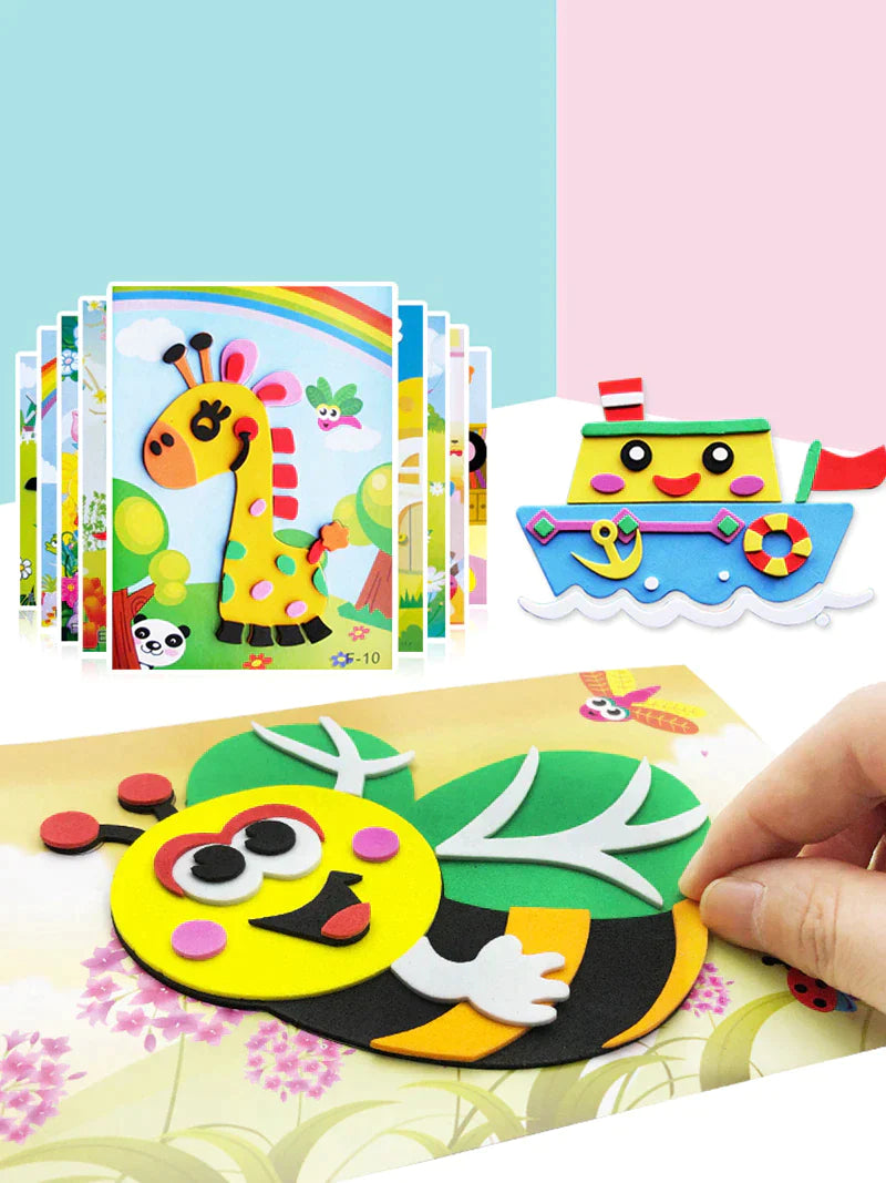 Cartoon Animal Stickers™ - Crea i tuoi simpatici animali - Set di adesivi animali