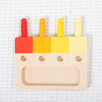 Thumbnail for Woods™ - Gioco Montessori colorato - Lavagna di legno per l'apprendimento