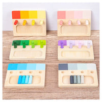 Thumbnail for Woods™ - Gioco Montessori colorato - Lavagna di legno per l'apprendimento