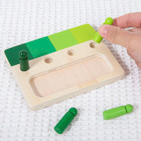Thumbnail for Woods™ - Gioco Montessori colorato - Lavagna di legno per l'apprendimento