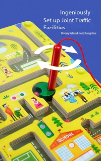 Thumbnail for Traffic Maze Game™ - Avventura magnetica - Labirinto rompicapo