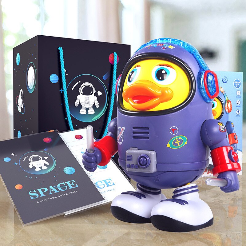 Dancing Space Duck™ - Balla con una simpatica anatra - Anatra giocattolo danzante