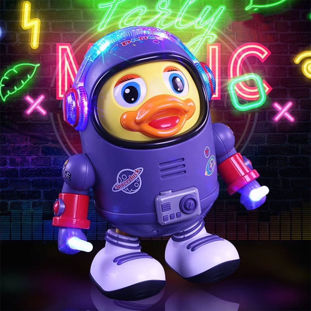 Dancing Space Duck™ - Balla con una simpatica anatra - Anatra giocattolo danzante