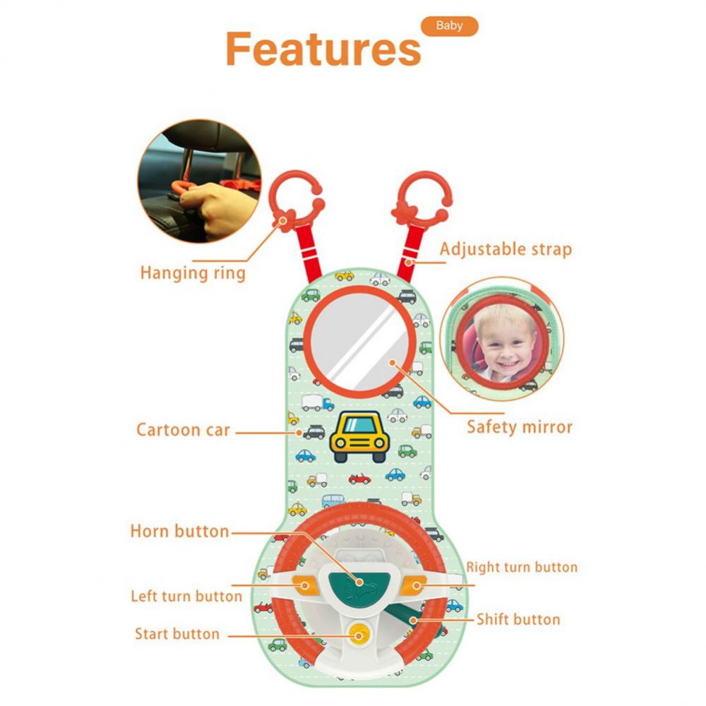 Baby Steeringwheel Toy™ - Tiene il tuo bambino occupato - Volante interattivo