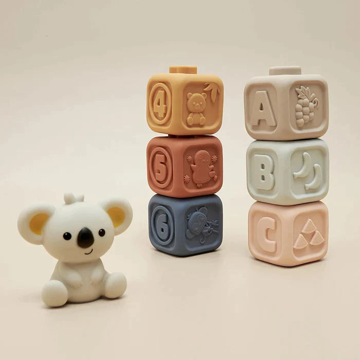 Koala Cubes™ - Torre impilabile - Giocattoli da masticare per bambini